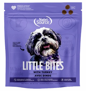 Nutrisource Little Bites Grain Free Turkey Dog Treats 6oz Bag barn supply,horse stable organizer,poultry waterer