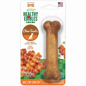 Nylabone Healthy Edibles Bacon poultry chews,horse chew toys,bird packaged treats