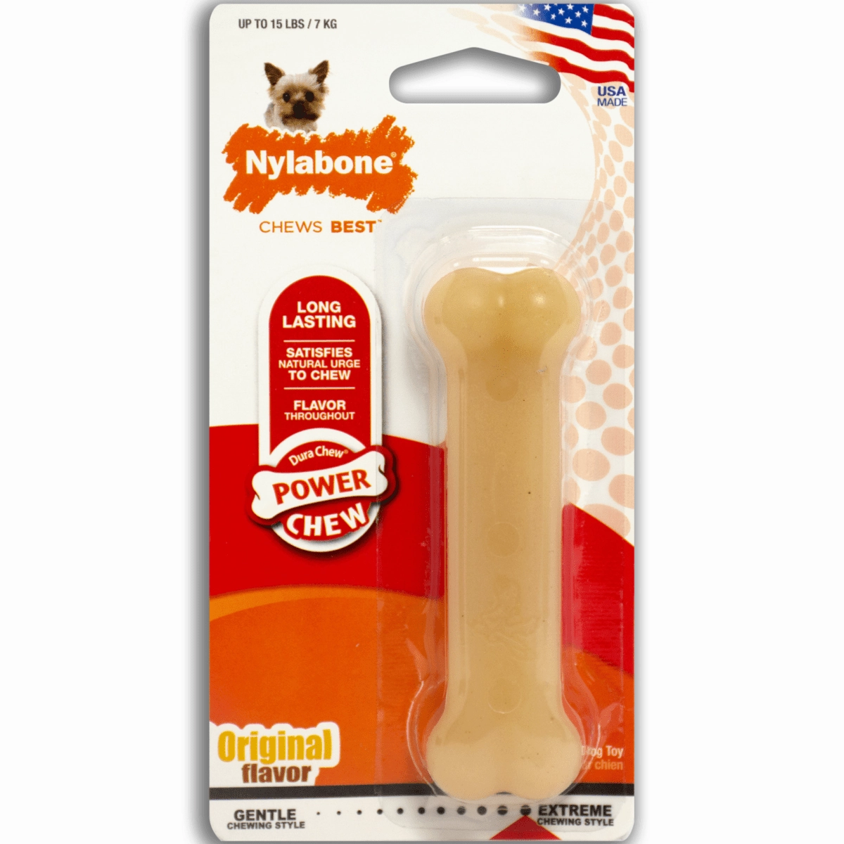 Nylabone Original Bone Dog Toy puppy car seat,dog car harness,travel dog crate