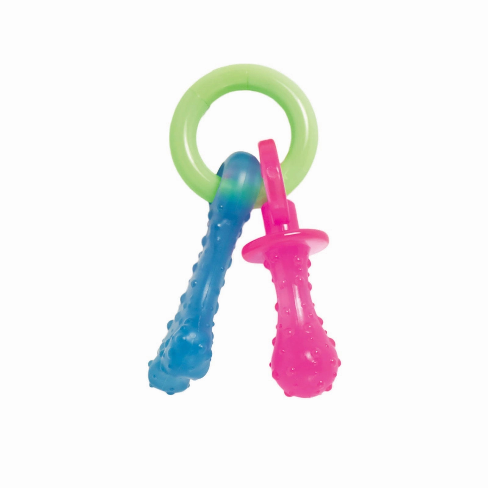 Nylabone Puppy Chew Teething Bacon Pacifier Dog Toy
