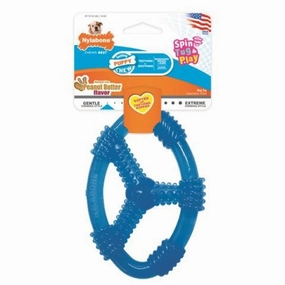 Nylabone Puppy Freezer Ring Peanut Butter Dog Toy puppy car seat,dog car harness,travel dog crate