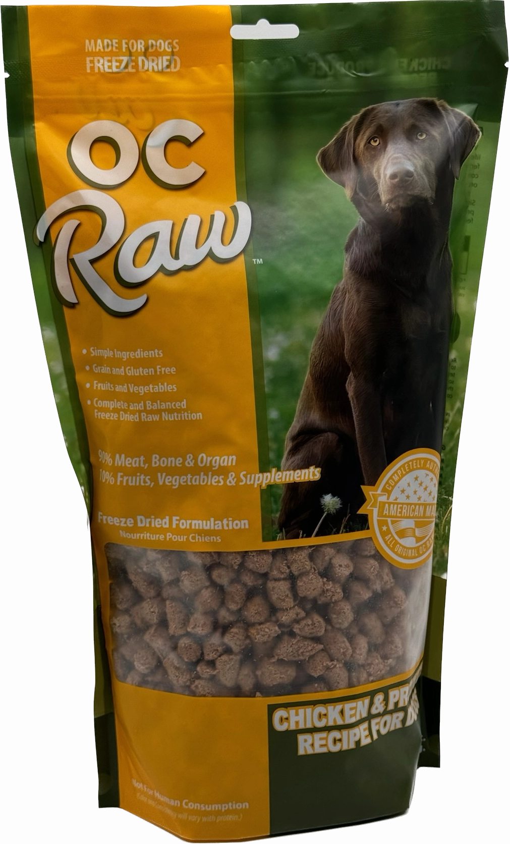 OC Raw Freeze-Dried Meaty Rox Chicken & Produce frozen pet food,frozen raw meals,dog frozen nuggets