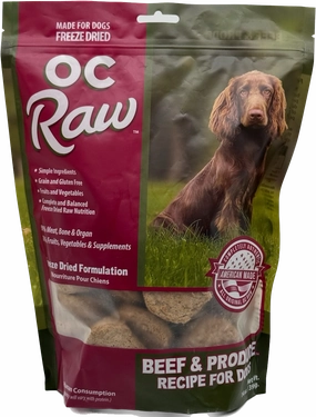 OC Raw Freeze-Dried Sliders Beef & Produce frozen pet food,frozen raw meals,dog frozen nuggets