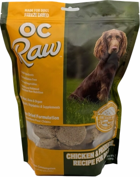 OC Raw Freeze-Dried Sliders Chicken & Produce frozen pet food,frozen raw meals,dog frozen nuggets