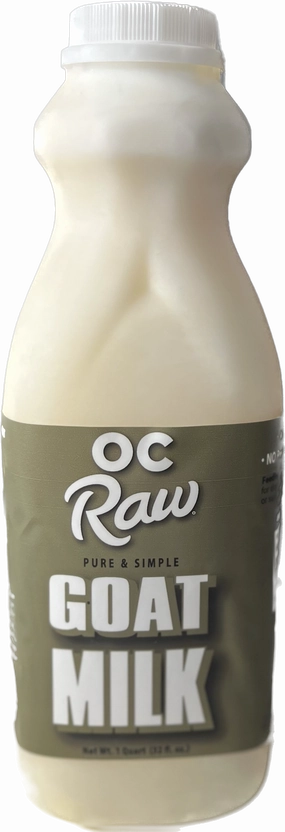 OC Raw Frozen Pure & Simple Goat Milk 32oz puppy food,chew toy for puppies,small dog treats