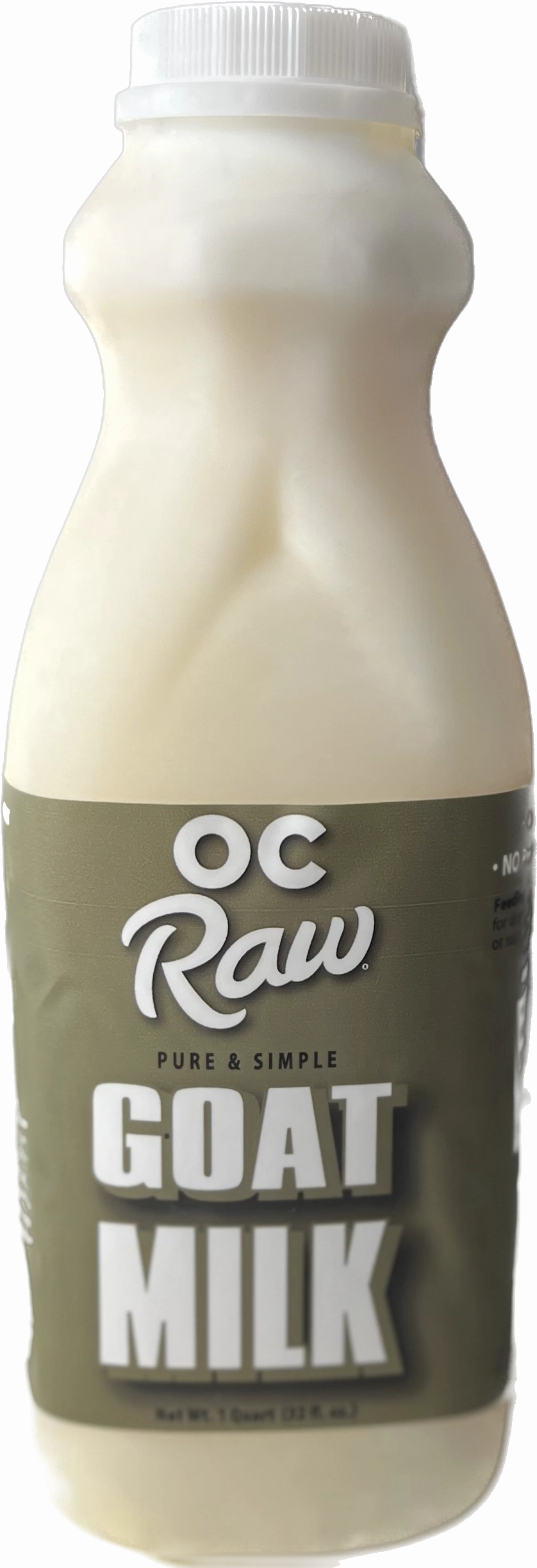 OC Raw Frozen Pure & Simple Goat Milk 32oz puppy food,chew toy for puppies,small dog treats