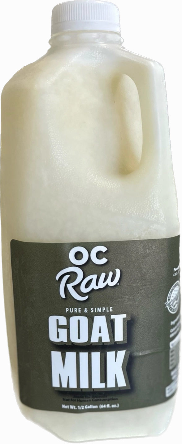 OC Raw Frozen Pure & Simple Goat Milk 64oz puppy food,chew toy for puppies,small dog treats