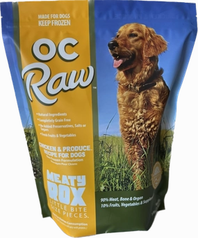 OC Raw Meaty Rox Chicken frozen raw dog food,raw patties for dogs,raw diet dog food