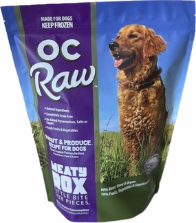 OC Raw Meaty Rox Rabbit frozen raw dog food,raw patties for dogs,raw diet dog food