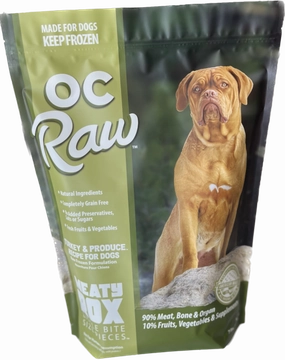 OC Raw Meaty Rox Turkey frozen raw dog food,raw patties for dogs,raw diet dog food