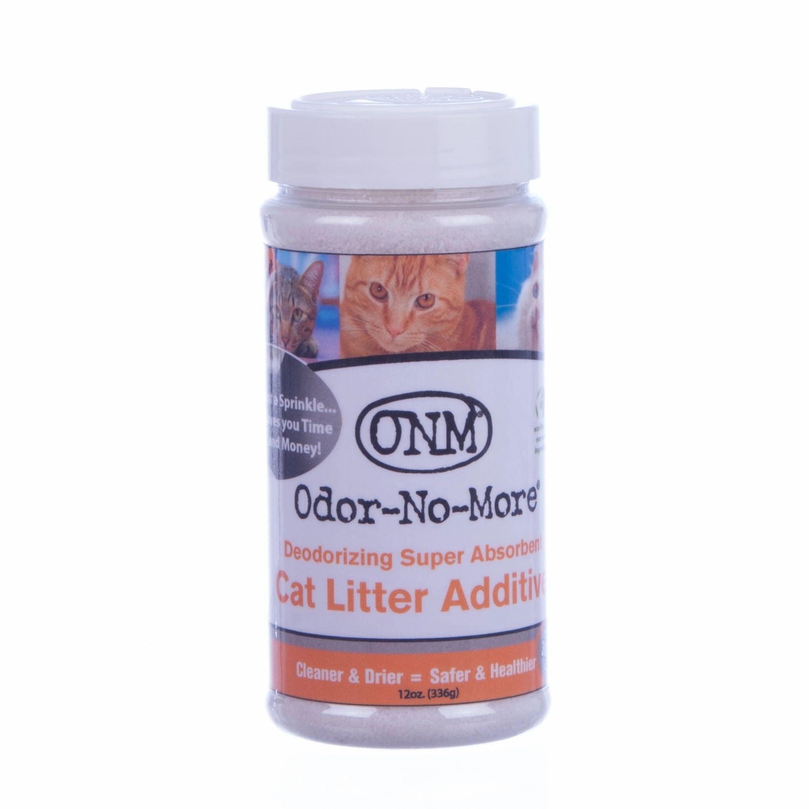 Odor-No-More Litter Additive, 12.5 oz cat odor control,cat litter deodorizer,cat cleaning wipes