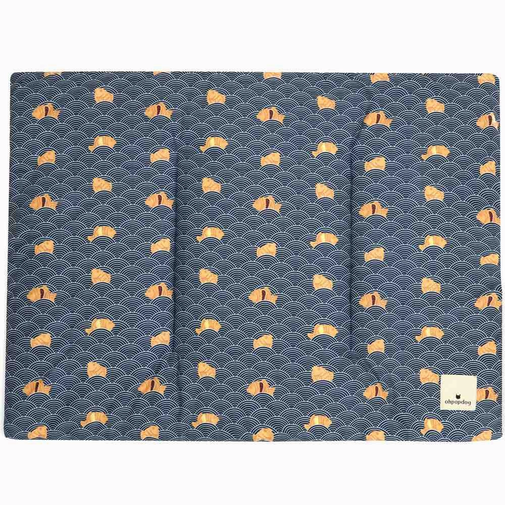 Ohpopdog Cooling Dog Mat (Taiyaki) orthopedic dog bed,large dog bed,washable dog bed