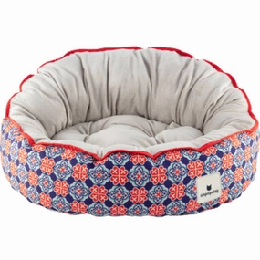 Ohpopdog Heritage Reversible Dog Bed (Royal Blue 150) orthopedic dog bed,large dog bed,washable dog bed