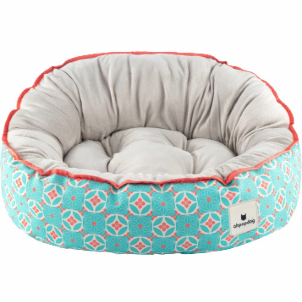 Ohpopdog Heritage Reversible Dog Bed (Straits Mint 17) orthopedic dog bed,large dog bed,washable dog bed