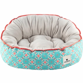 Ohpopdog Heritage Reversible Dog Bed (Straits Mint 17) orthopedic dog bed,large dog bed,washable dog bed