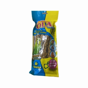 OLA Standard Yellow Spray Millet 6pcs bird seed mix,small bird food,parakeet pellets