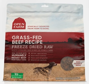 Open Farm Freeze-Dried Raw Morsels Dog Food Grass-Fed Beef Recipe frozen pet food,frozen raw meals,dog frozen nuggets