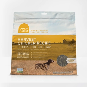 Open Farm Freeze-Dried Raw Morsels Dog Food Harvest Chicken Recipe frozen pet food,frozen raw meals,dog frozen nuggets