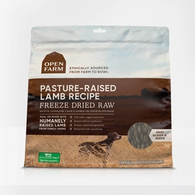 Open Farm Freeze-Dried Raw Morsels Dog Food Pasture-Raised Lamb Recipe frozen pet food,frozen raw meals,dog frozen nuggets