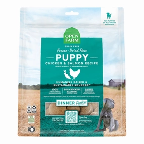 Open Farm Freeze-Dried Raw Patties Dog Food Puppy Recipe frozen pet food,frozen raw meals,dog frozen nuggets