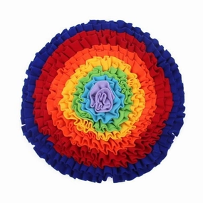Over The Rainbow Snuffle Mat dog bowl,slow feeder,pet food dish
