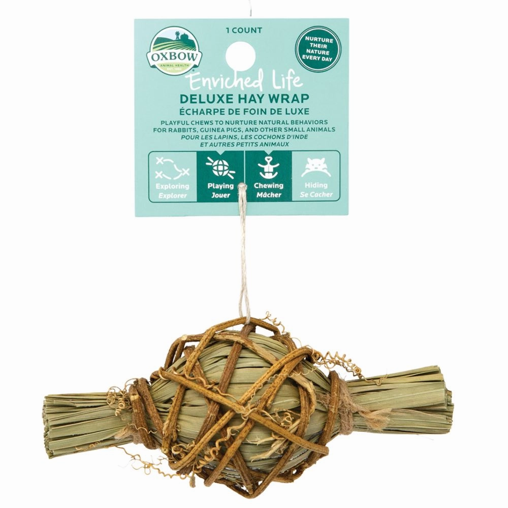 Oxbow Enriched Life Deluxe Hay Wrap For Small Animals rabbit habitat,small animal tunnel,bunny supplies