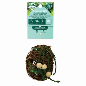 Oxbow Enriched Life Deluxe Vine Ball For Small Animals rabbit habitat,small animal tunnel,bunny supplies
