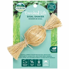 Oxbow Enriched Life Sisal Shaker For Small Animals rabbit habitat,small animal tunnel,bunny supplies