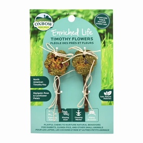 Oxbow Enriched Life Timothy Flowers Toy For Small Animals rabbit habitat,small animal tunnel,bunny supplies