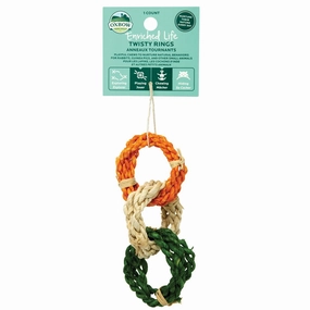Oxbow Enriched Life Twisty Rings For Small Animals rabbit habitat,small animal tunnel,bunny supplies