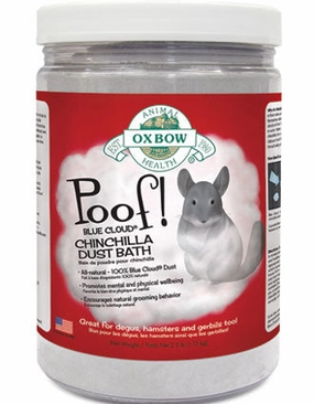 Oxbow Poof Chinchilla Dust Bath 1.1kg rabbit habitat,small animal tunnel,bunny supplies