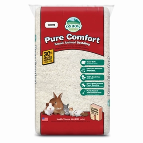 Oxbow Pure Comfort Bedding - White rabbit habitat,small animal tunnel,bunny supplies
