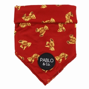 Pablo & Co Henry Bear Dog Bandana english tack set,horse saddle gear,equestrian supplies