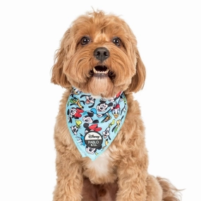 Pablo & Co Mickey & Friends: Bandana - Blue english tack set,horse saddle gear,equestrian supplies