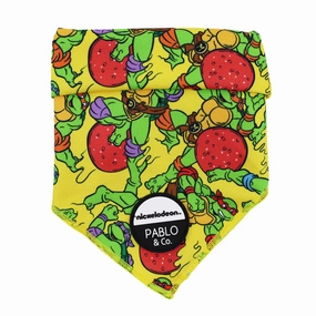 Pablo & Co: TMNT - Pizza Party Dog Bandana english tack set,horse saddle gear,equestrian supplies