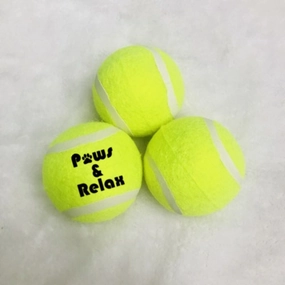Paws & Relax Tennis Ball - 6.5cm durable dog toy,rope chew toy,interactive dog toy