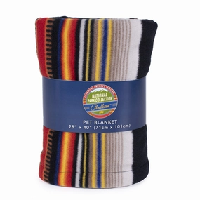 Pendleton Dog Blanket Acadia fleece dog blanket,soft dog throw,cozy pet blanket