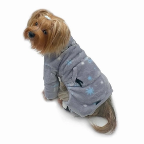 Penguins Ultra Thick Plush Turtleneck Dog Pajamas dog underwear,dog diaper,pet undergarments