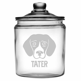 Personalized Dog Faces Breed Glass Dog Treat Jar pet apparel,dog hoodie,fashionable pet wear