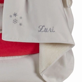 Personalized Holiday Crimson Dog Blanket Snowflake fleece dog blanket,soft dog throw,cozy pet blanket