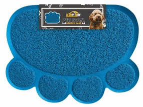 Pet Bowl Dining Mat Pawprint Shape cat food bowl,cat feeder,elevated cat dish