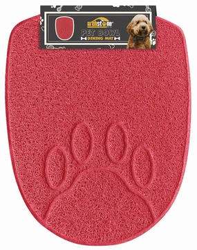 Pet Bowl Dining Mat Red Shield cat food bowl,cat feeder,elevated cat dish