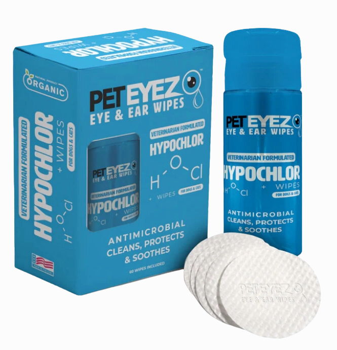 Pet Eyez Hypochlor   Wipes 150 mL