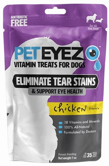 Pet Eyez Vitamin Treats for Dogs Freeze Dried Chicken 1oz Bag stainless steel bowl,metal pet feeder,steel water dish
