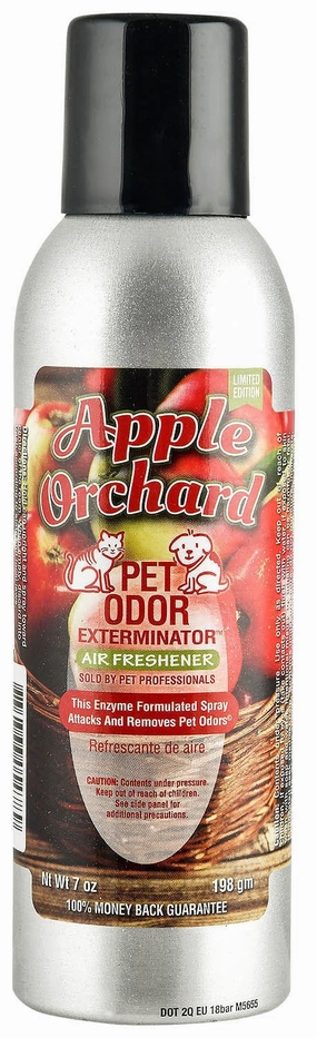 Pet Odor Exterminator Air Freshener Spray, Apple Orchard, 7 oz cat odor control,cat litter deodorizer,cat cleaning wipes