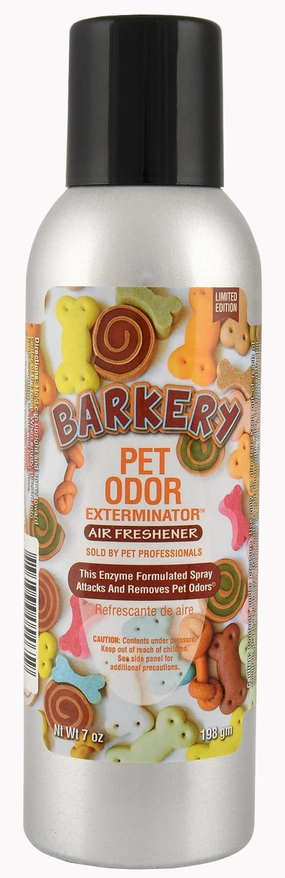 Pet Odor Exterminator Air Freshener Spray, Barkery, 7 oz cat odor control,cat litter deodorizer,cat cleaning wipes