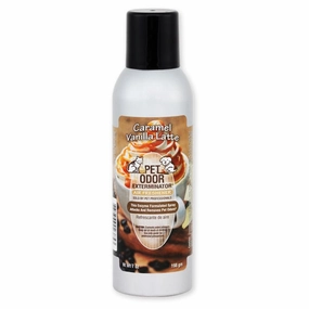 Pet Odor Exterminator Air Freshener Spray, Caramel Vanilla Latte, 7 oz cat odor control,cat litter deodorizer,cat cleaning wipes