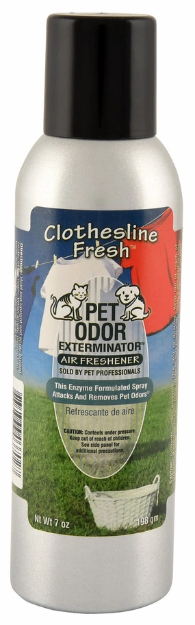 Pet Odor Exterminator Air Freshener Spray, Clothesline Fresh, 7 oz cat odor control,cat litter deodorizer,cat cleaning wipes