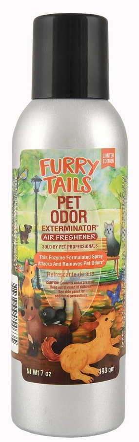 Pet Odor Exterminator Air Freshener Spray, Furry Tails, 7 oz cat odor control,cat litter deodorizer,cat cleaning wipes