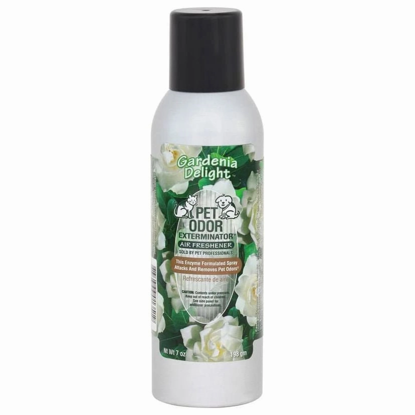 Pet Odor Exterminator Air Freshener Spray, Gardenia Delight, 7 oz cat odor control,cat litter deodorizer,cat cleaning wipes